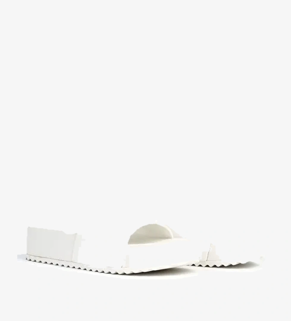 Benetton® | BN-1212- 3489 Beyaz-Kadın Terlik - Görsel 1