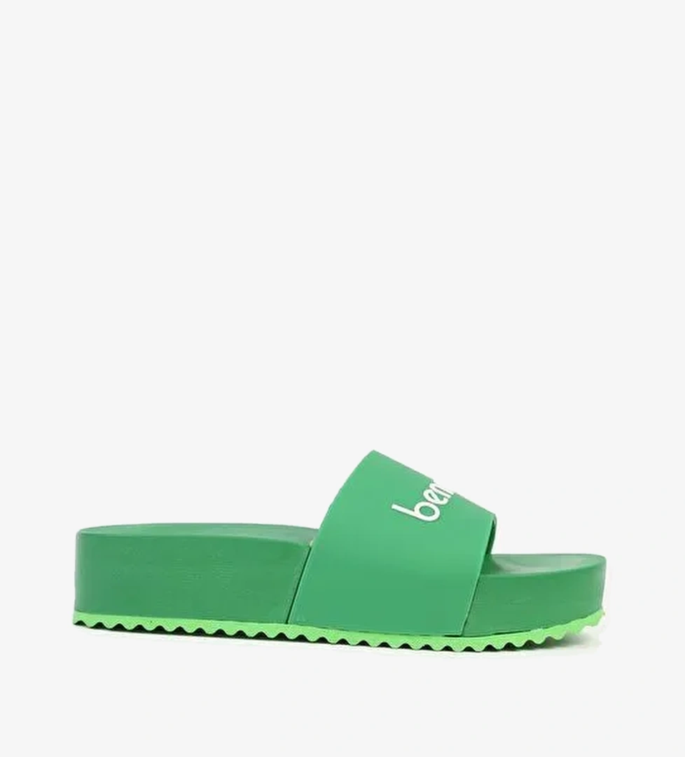 Benetton® | BN-1212- 3489 Yesil - Kadın Terlik - Görsel 1