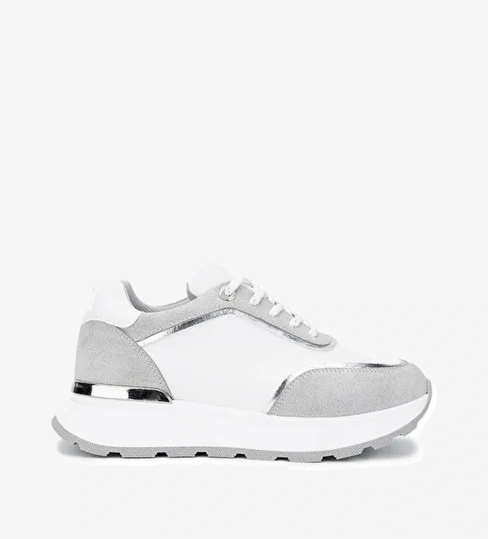 Tamer Tanca Kadın Suni Deri Beyaz Sneakers & Spor Ayakkabı - Görsel 1