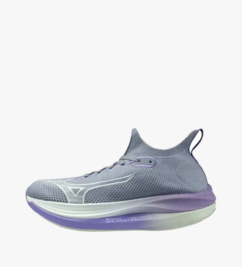 Mizuno Neo Vista Kadın Koşu Ayakkabısı Gri / Mavi - Görsel 1