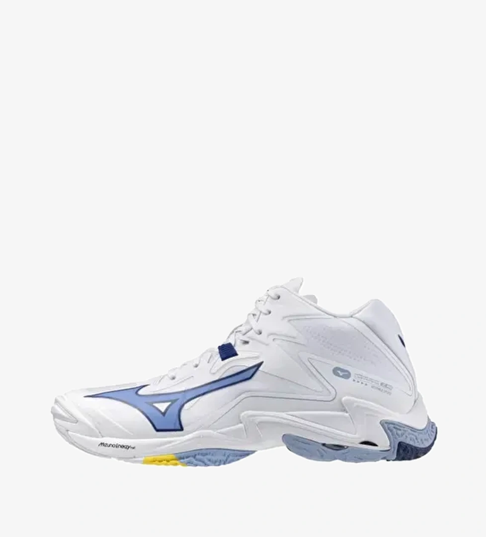 Wave Lightning Z8 MID Unisex Voleybol Ayakkabısı Beyaz / Mavi - Görsel 1