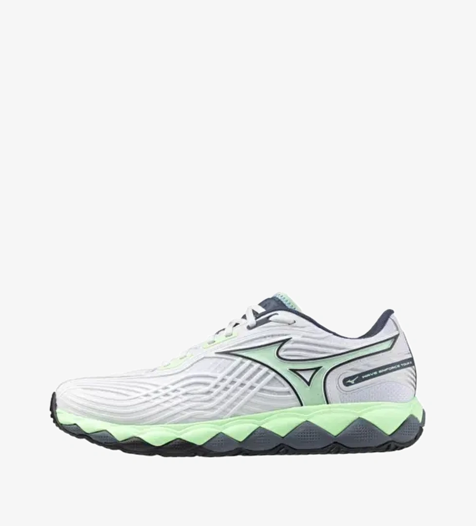 Wave Enforce Tour 2 Ac Erkek Tenis Ayakkabısı Beyaz / Yeşil - Görsel 1