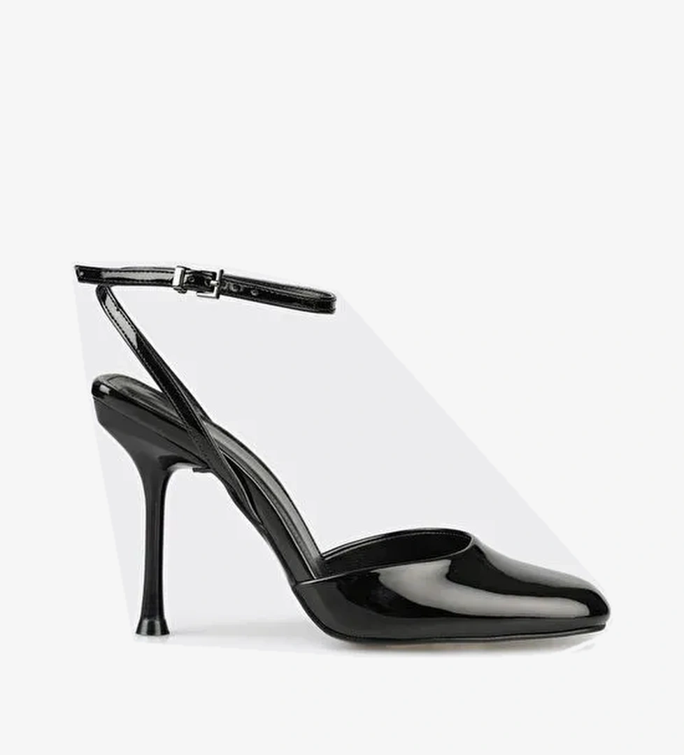 Siyah Kadın Topuklu Ayakkabı - Görsel 1