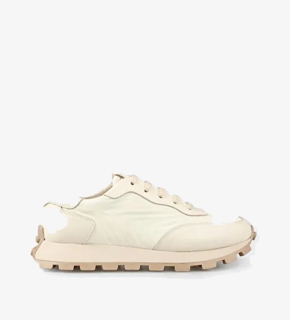 Ekru Kadın Spor Ayakkabı - Görsel 1