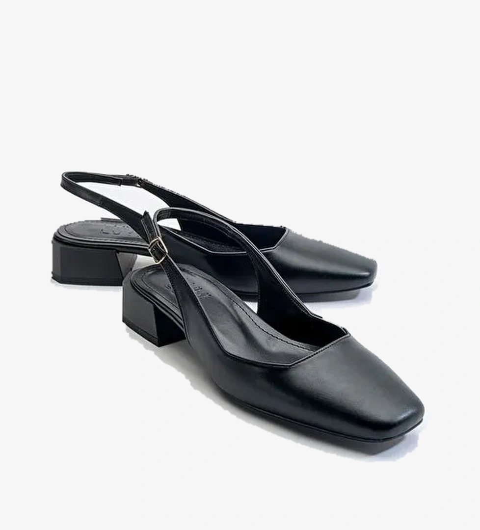 STATE Siyah Cilt Kadın Topuklu Ayakkabı - Görsel 1