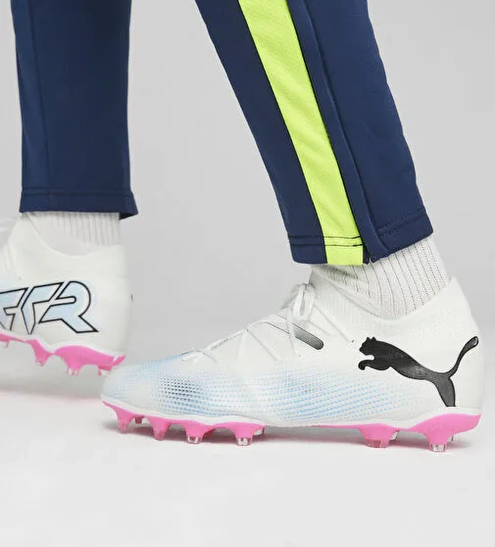 Puma 10771501 FUTURE 7 MATCH FG/AG PUMA Beyaz Erkek Futbol Ayakkabısı
