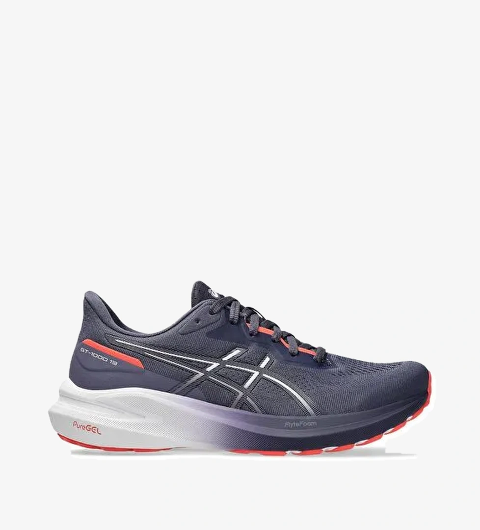 Asics 1012B663-500 GT-1000 13 Mor Kadın Koşu Ayakkabısı - Görsel 1