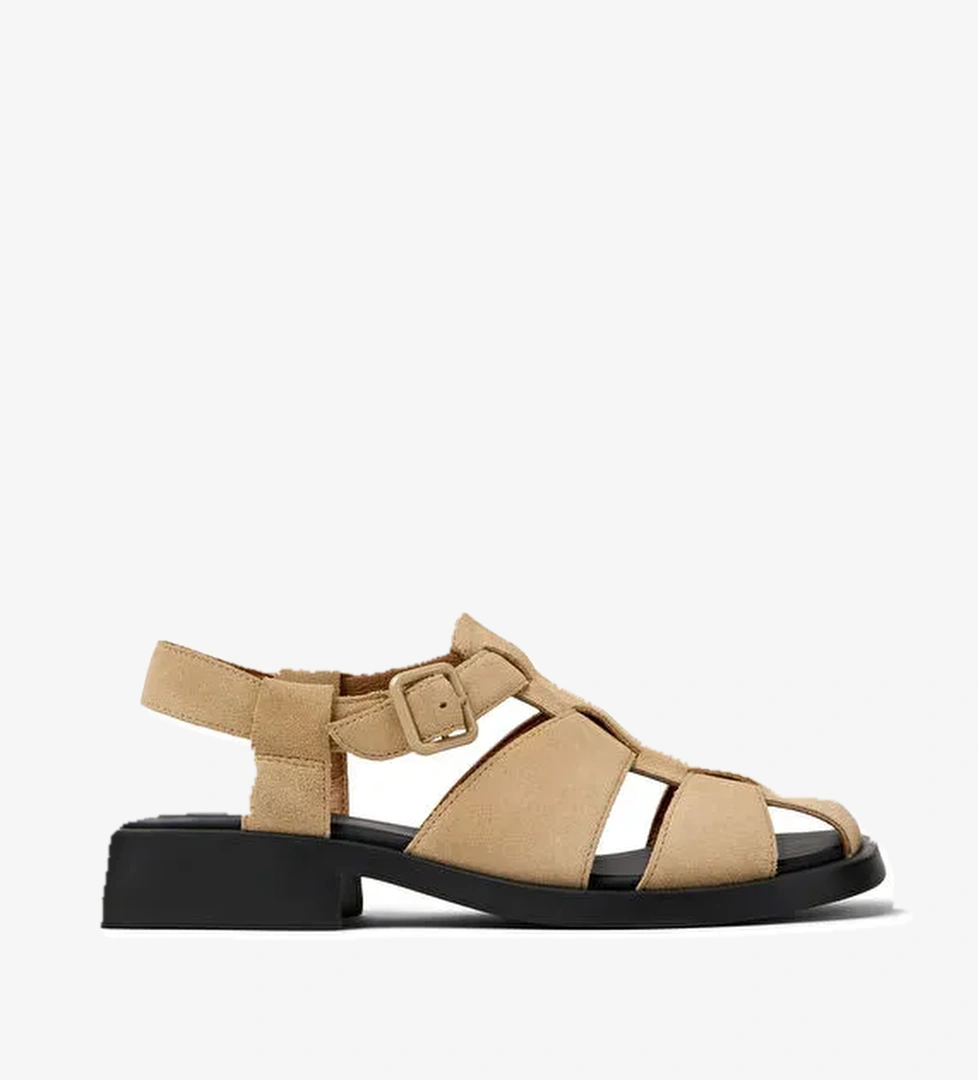 Camper Ekru Kadın Deri Sandalet K201489-009 - Görsel 1