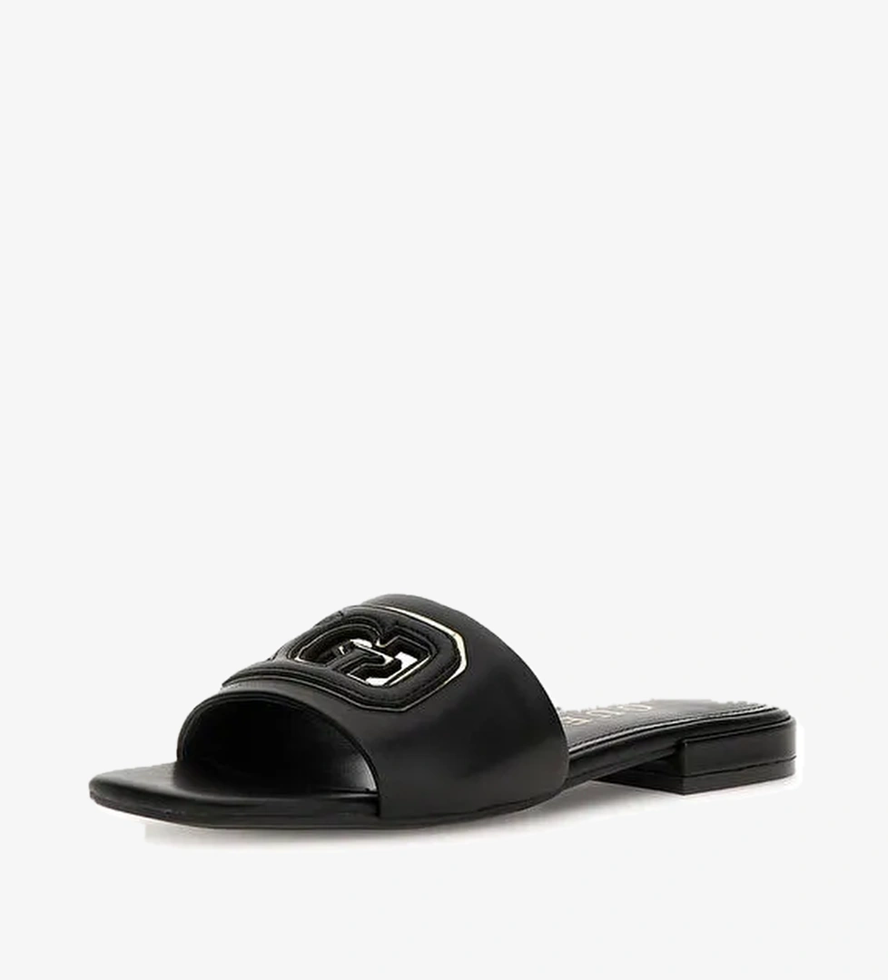 Guess Siyah Kadın Deri Terlik FLJTARLEA19-BLKGO