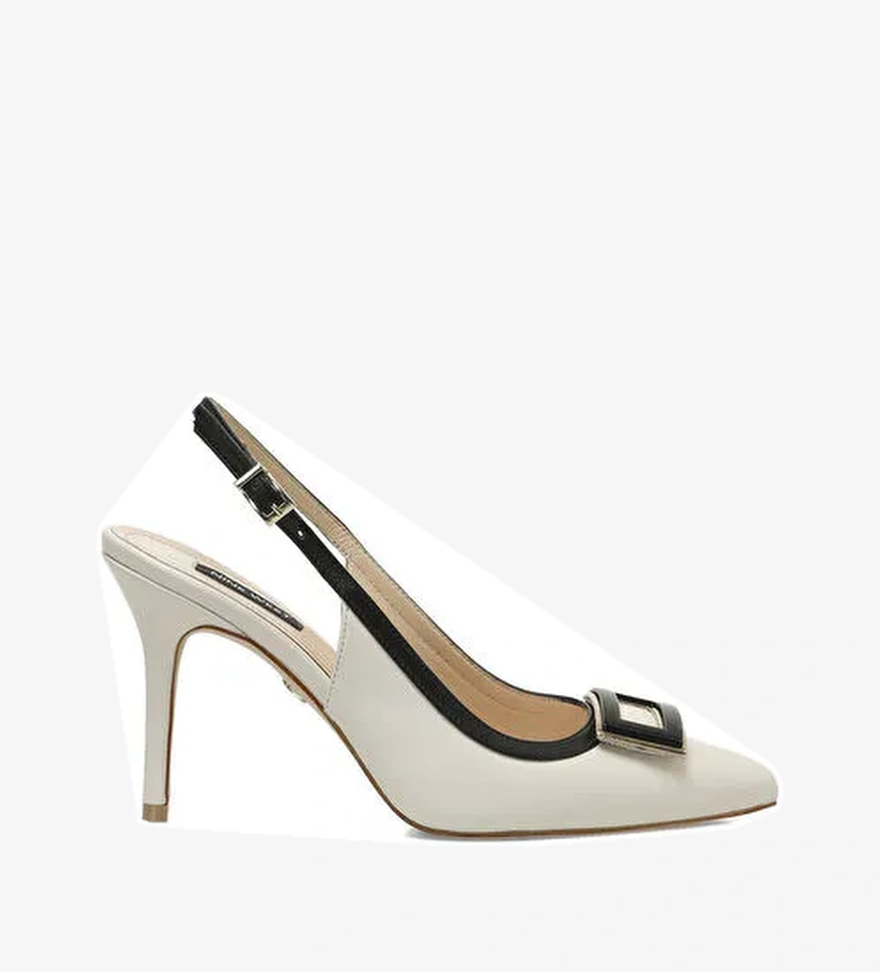 Nine West Nine West TIRREN 5FX Beyaz Kadın Topuklu Ayakkabı Boyner'de! Beyaz - 1. görsel