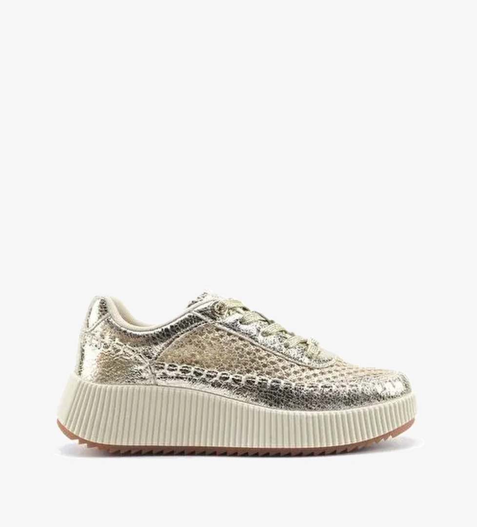 SAMPINA 5FX Altın Kadın Sneaker - Görsel 1
