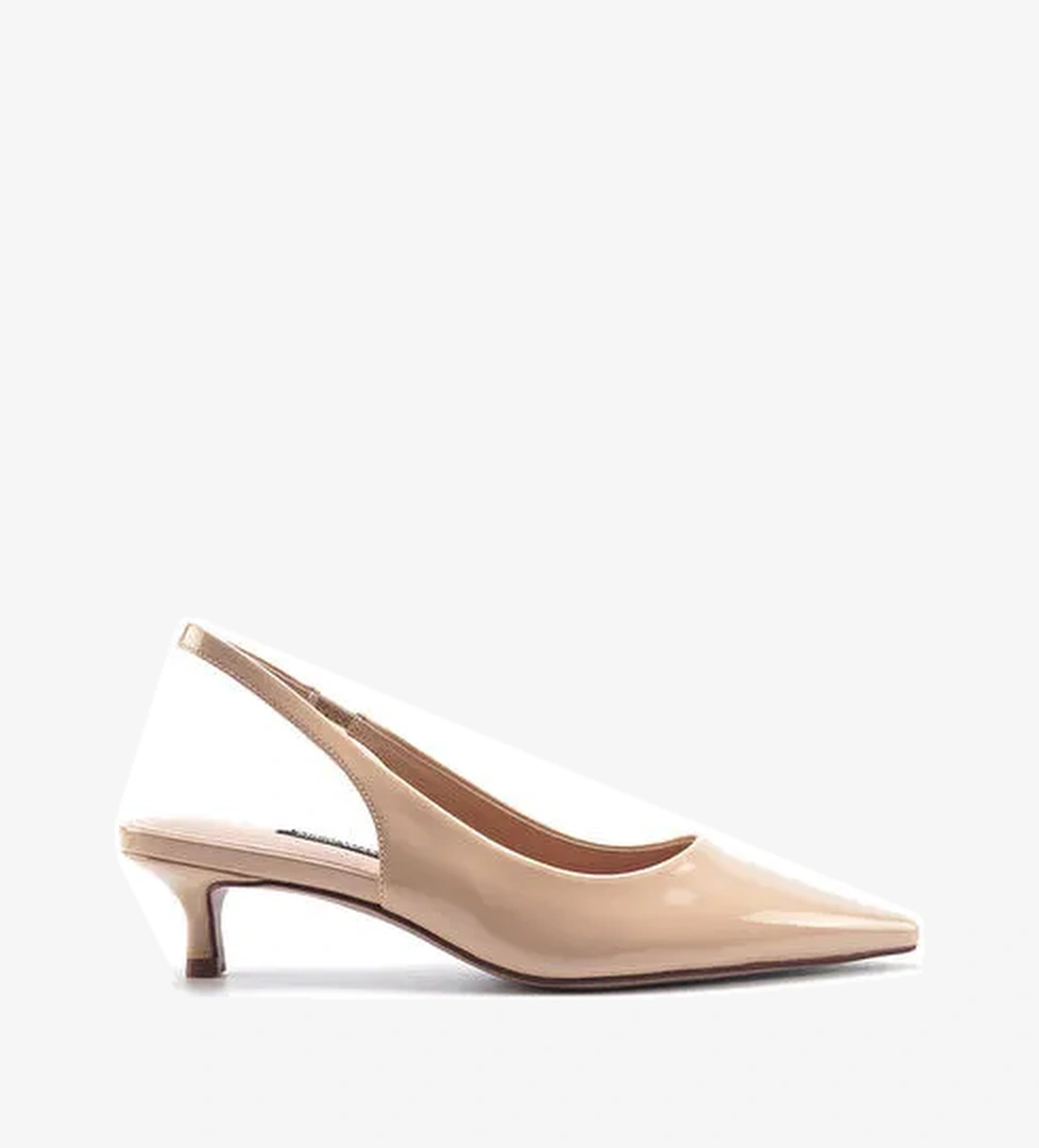 PAMELLA 5FX Bej Kadın Topuklu Ayakkabı - Görsel 1