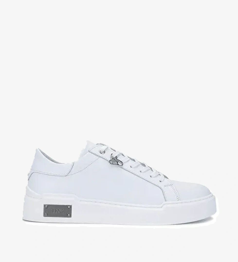 Tamer Tanca Erkek Hakiki Deri Beyaz Sneakers & Spor Ayakkabı - Görsel 1