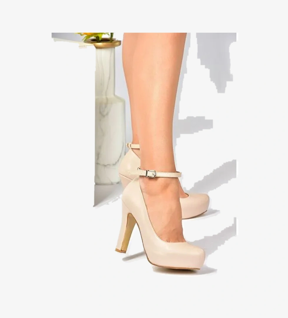 Ten Platform Topuklu Kadın Abiye Ayakkabı M348007709 - Görsel 1