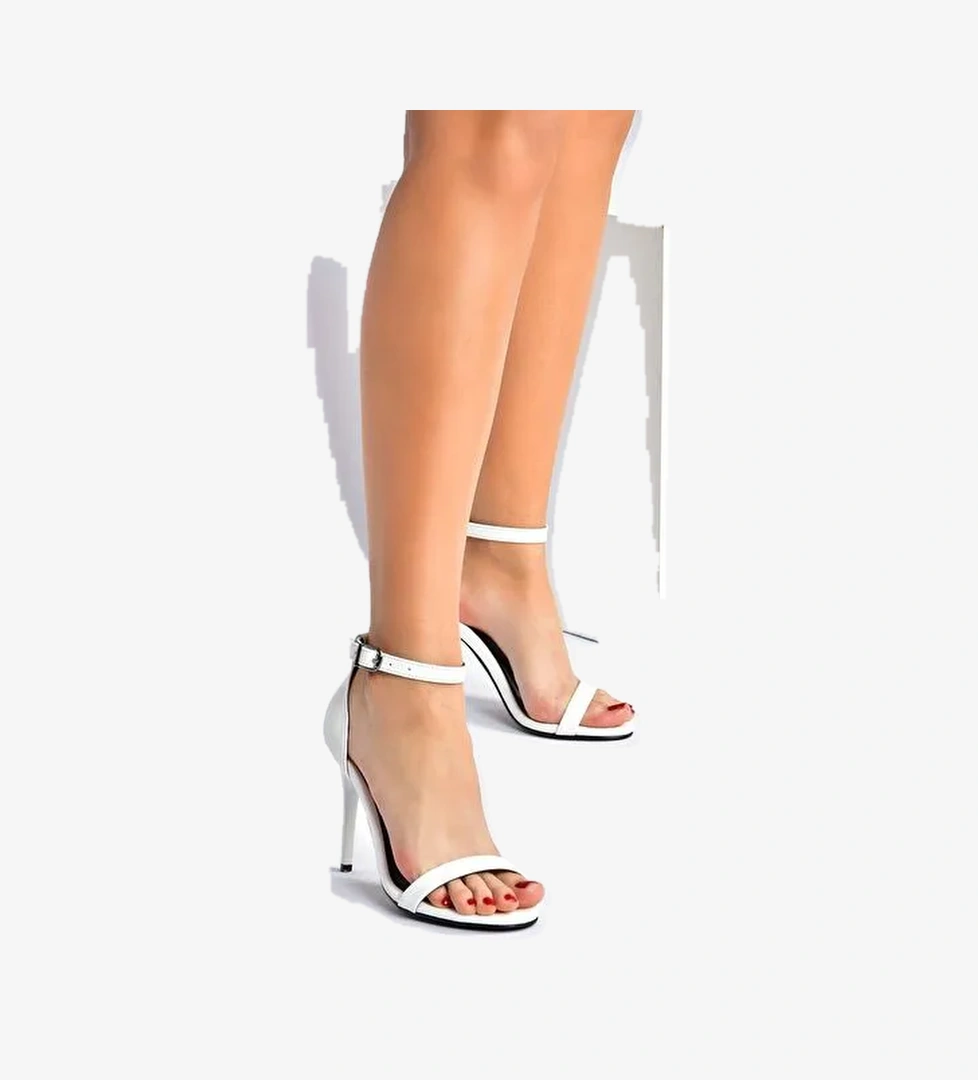 Beyaz Kadın Topuklu Ayakkabı B922112609 - Görsel 1