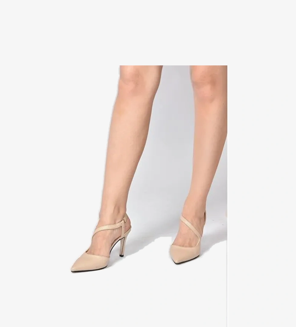 Ten Sivri Burun Kadın Topuklu Ayakkabı K404910809 - Görsel 1