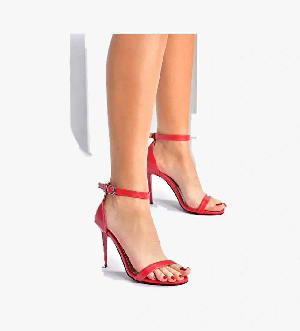 Kırmızı Kadın Topuklu Ayakkabı B922112609 - Görsel 1