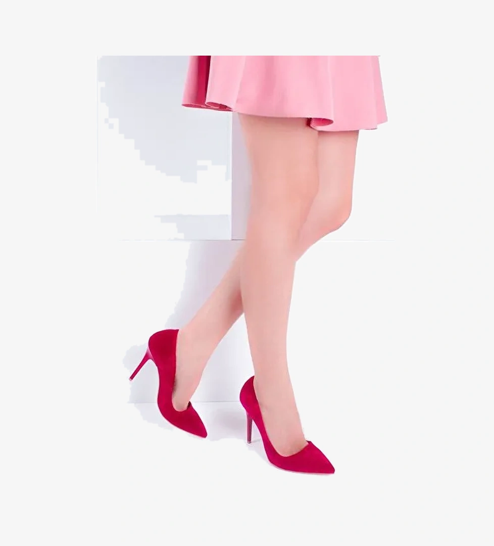 Fuşya Kadın Topuklu Ayakkabı 8922151902 - Görsel 1