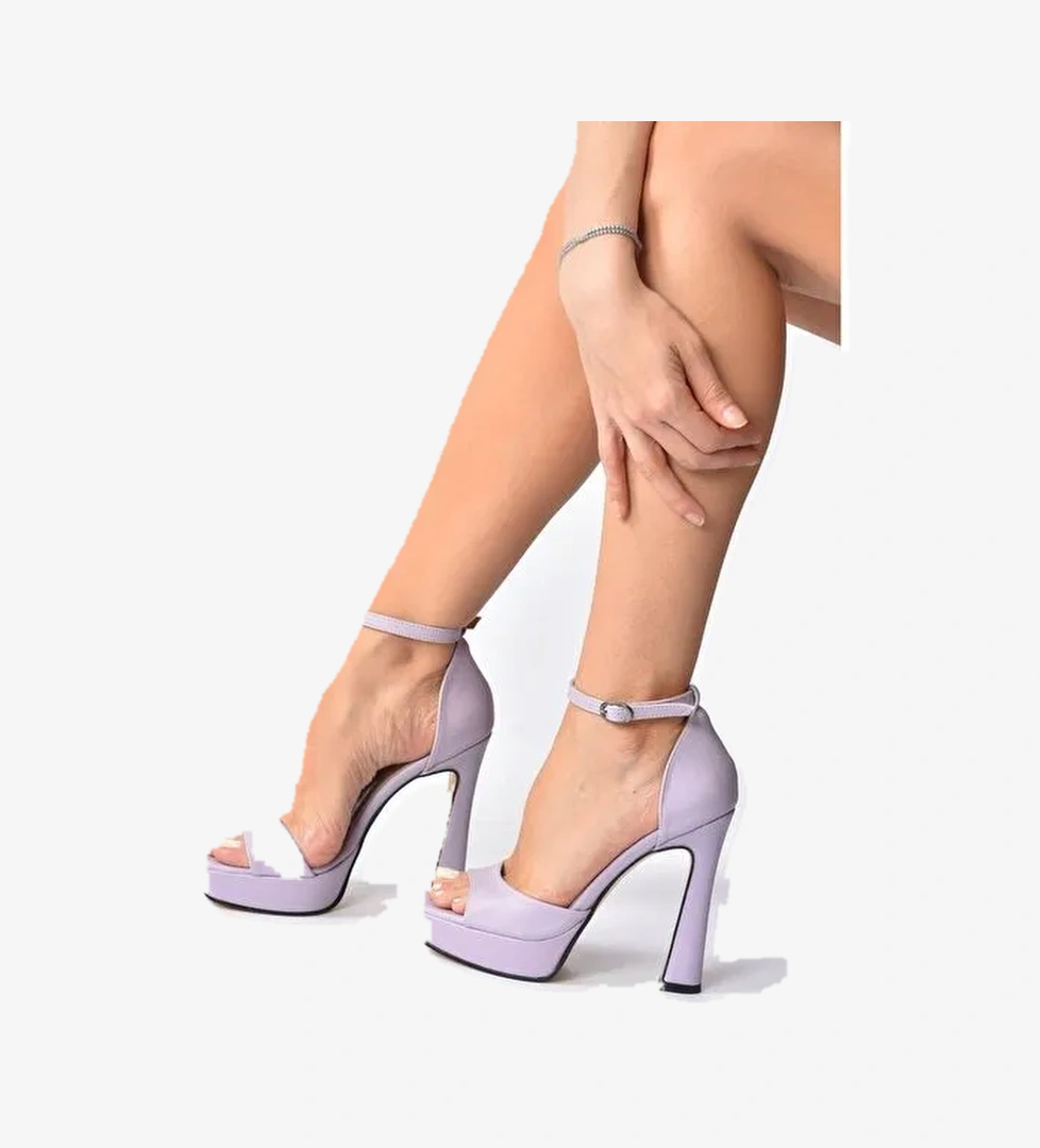 Lila Topuklu Kadın Ayakkabı K404580109 - Görsel 1