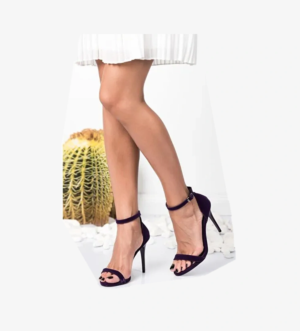 Mor Kadın Topuklu Ayakkabı 9922112602 - Görsel 1