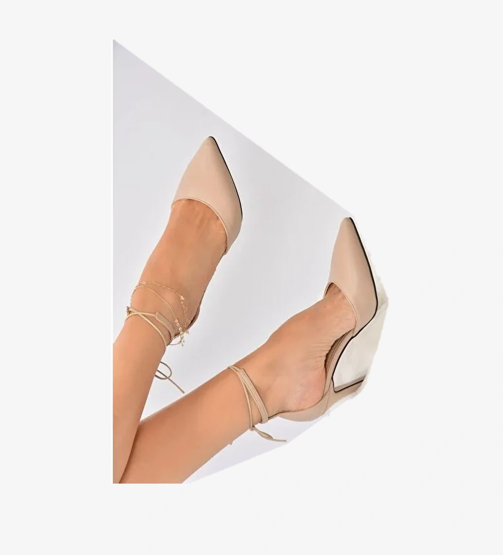 Ten Sivri Burun Kadın Topuklu Ayakkabı K404810209 - Görsel 1