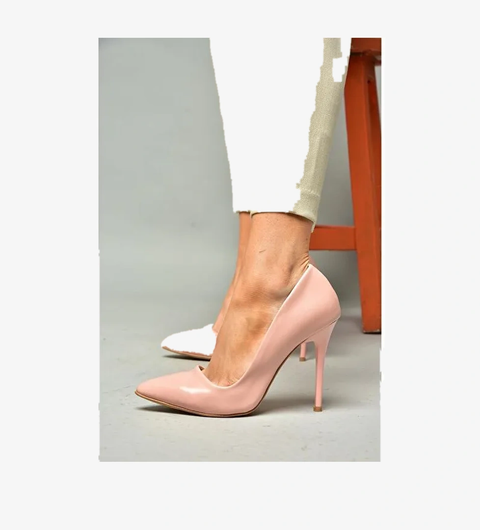 Pudra Kadın Topuklu Ayakkabı 8922151909 - Görsel 1
