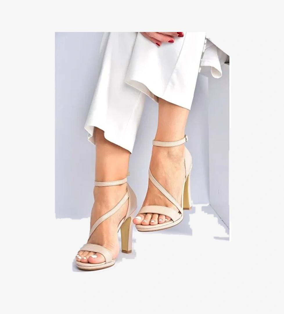 Ten Kalın Topuklu Kadın Ayakkabı M348072209 - Görsel 1