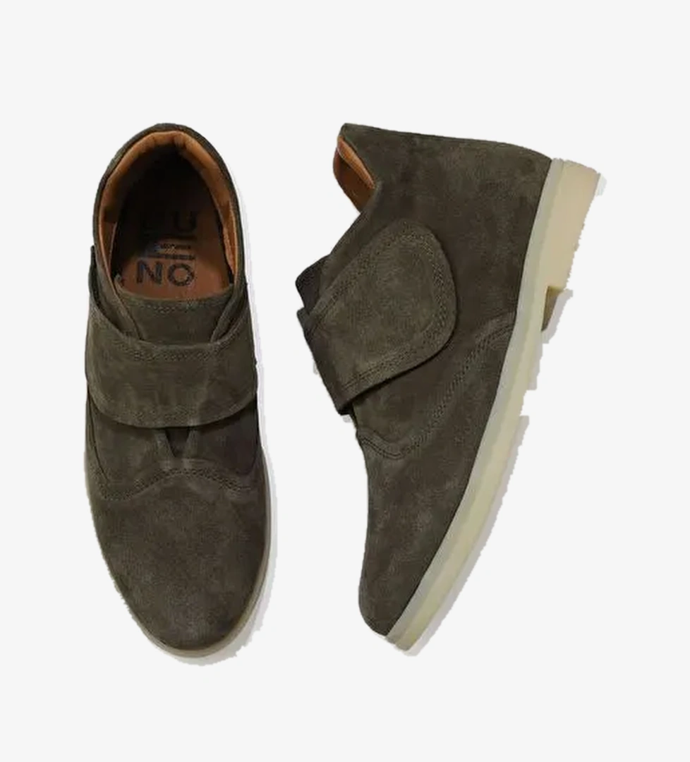 Bueno Shoes Haki Süet Kadın Düz Bot 01wt3312 - Görsel 1