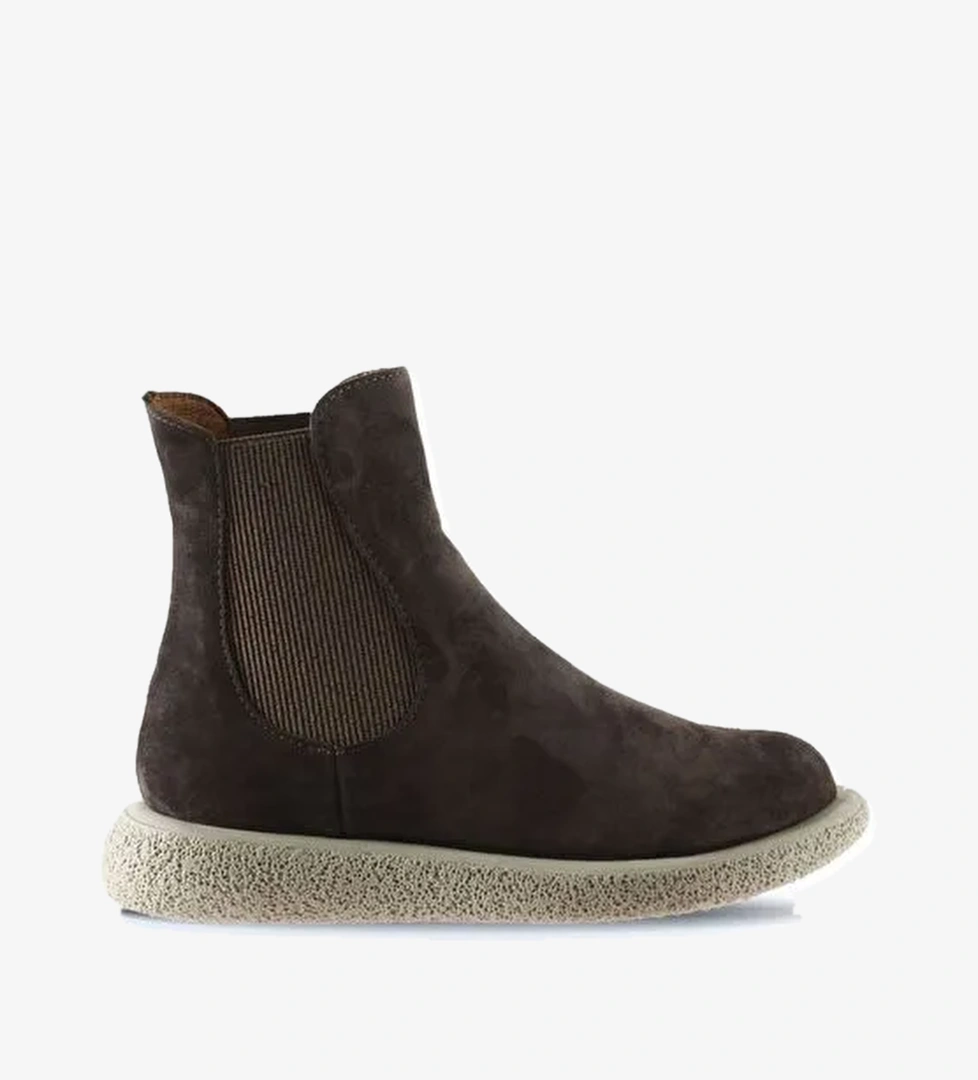 Bueno Shoes Vizon Süet Kadın Düz Bot 01wu8905 - Görsel 1