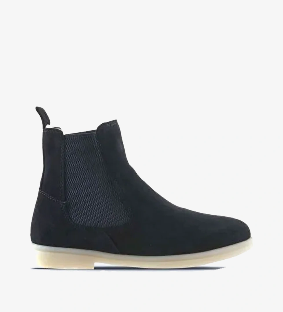 Bueno Shoes Lacivert Süet Kadın Düz Bot 01wt3300