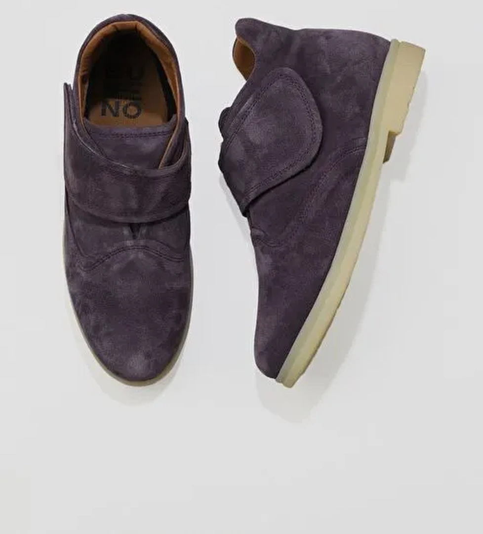 Bueno Shoes Mor Süet Kadın Düz Bot 01wt3312 - Görsel 1