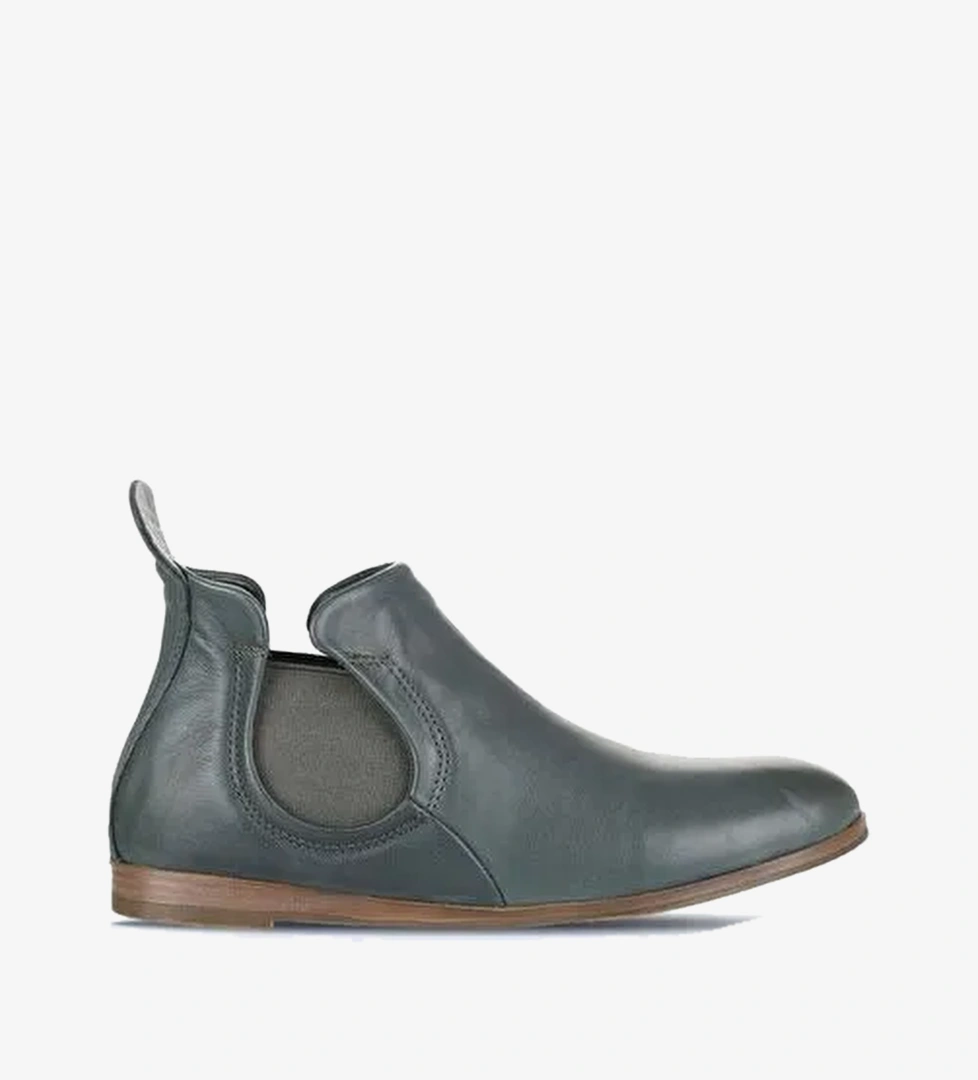 Bueno Shoes Yeşil Deri Kadın Düz Bot 01wp1602