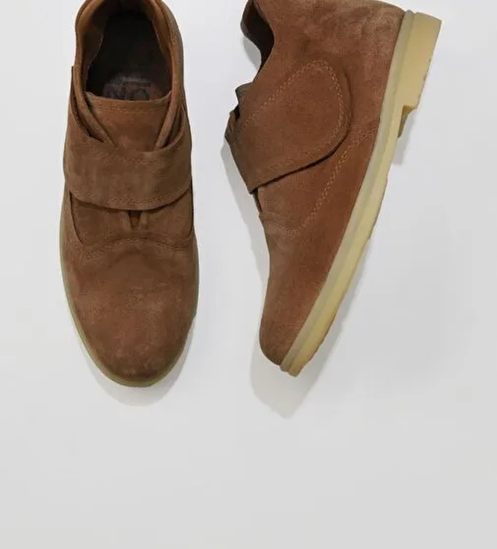 Bueno Shoes Taba Açık Süet Kadın Düz Bot 01wt3312 - Görsel 1