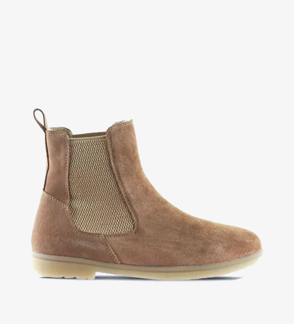 Bueno Shoes Pudra Süet Kadın Düz Bot 01wt3300