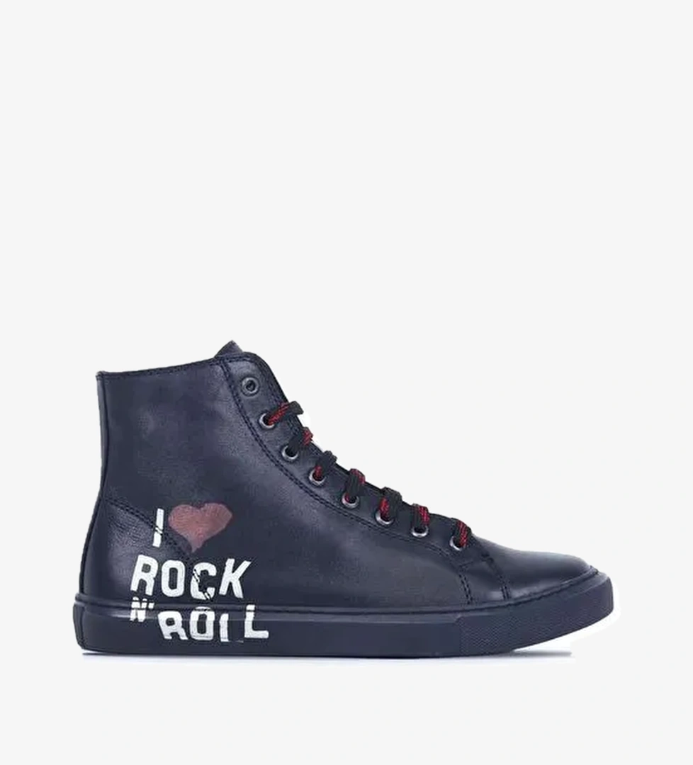 Bueno Shoes Siyah B52c01 Kadın Baskılı Spor Bot 01wr1806 - Görsel 1