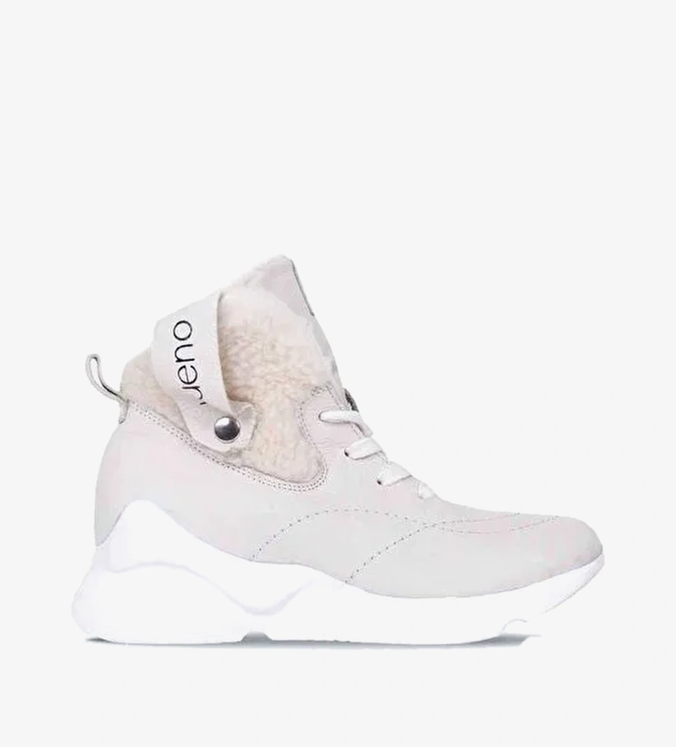 Bueno Shoes Bej Deri Kadın Spor Bot 01wp7903