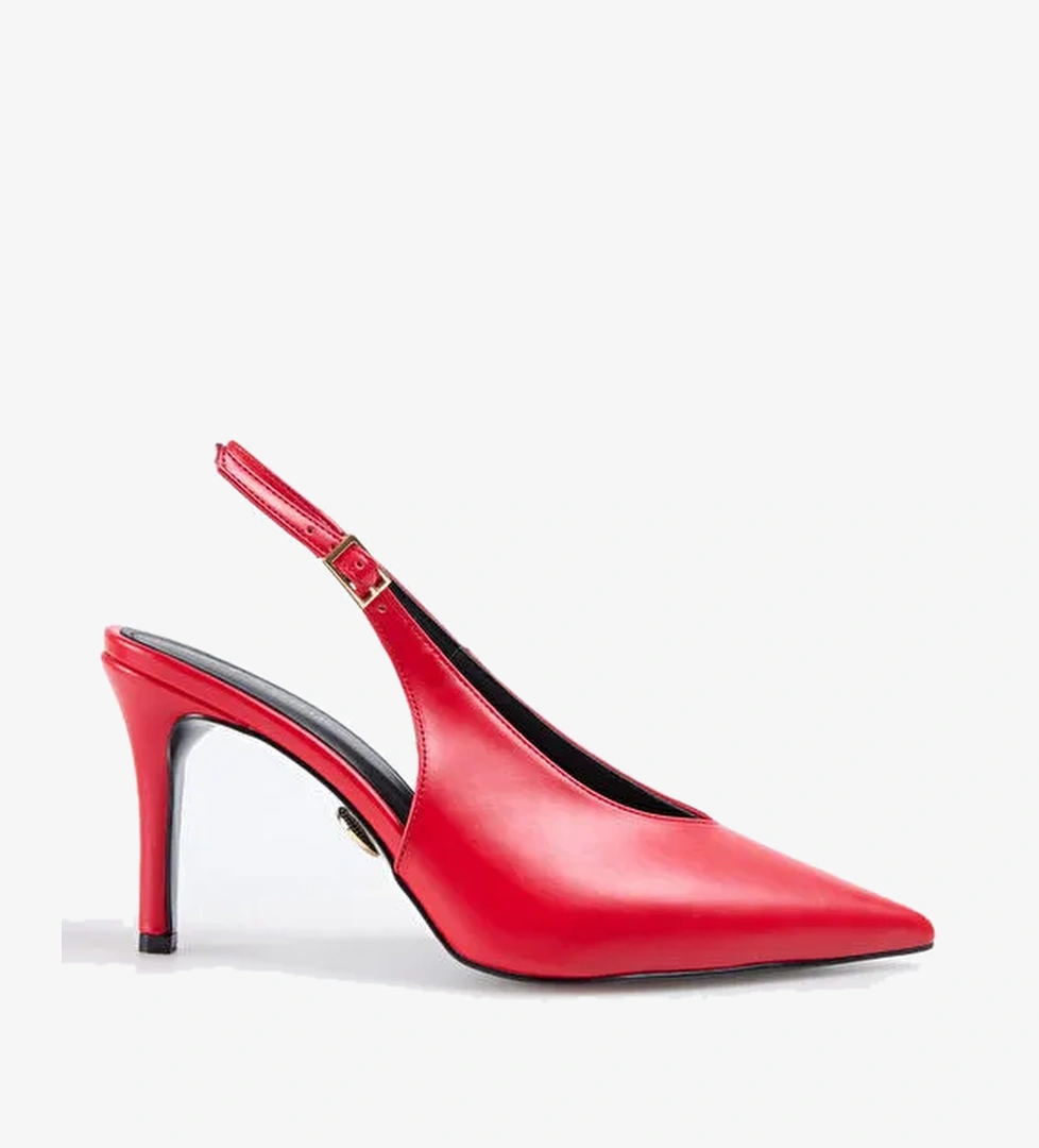 Fabrika Kırmızı Kadın Stiletto HOLM - Görsel 1