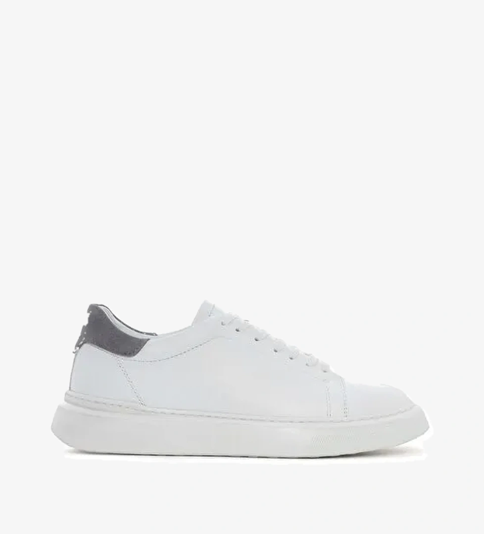 Derimod Derimod Erkek Beyaz Bağcıklı Deri Sneaker 25SFD7000FT | Boyner Beyaz - 1. görsel