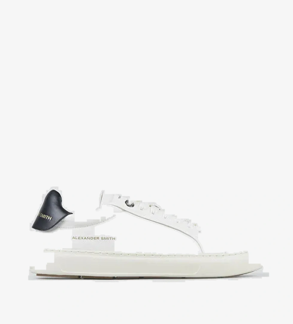 Alexander Smith Beyaz Erkek Deri Sneaker SOHO