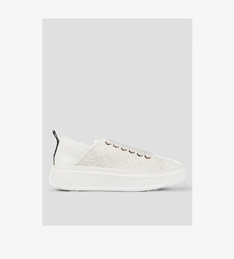 Alexander Smith Beyaz Kadın Deri Sneaker ASBBWYW0410TWT - Görsel 1