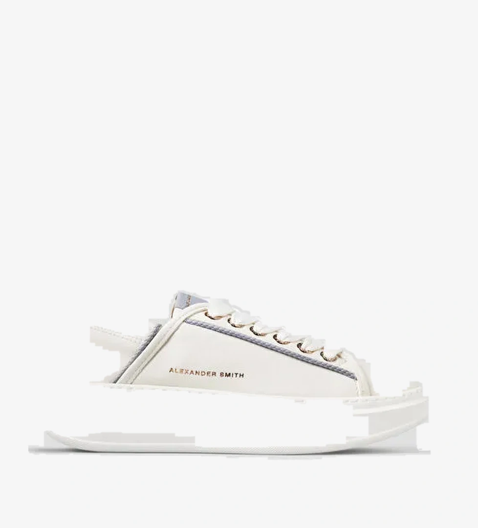 Alexander Smith Beyaz Kadın Deri Sneaker ASBBWYW0076WLF - Görsel 1