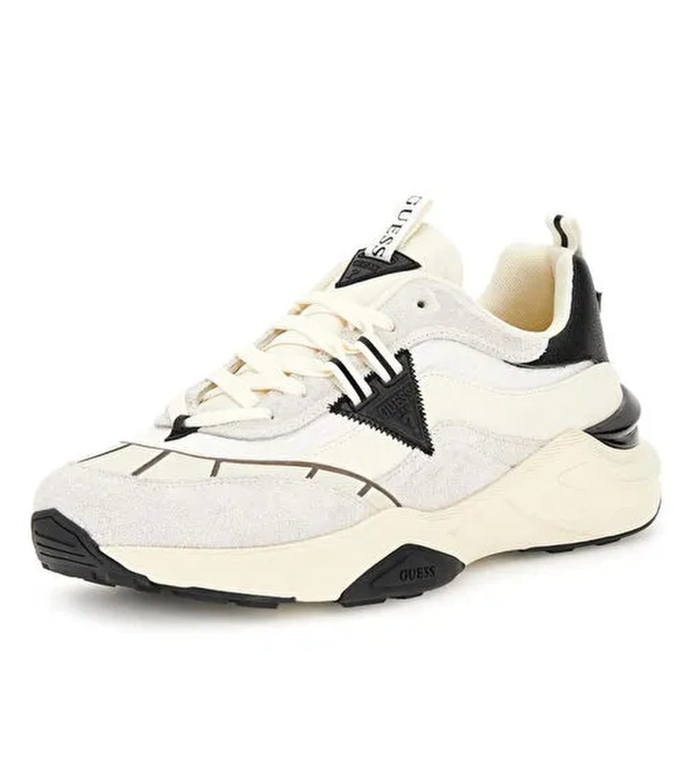 Guess Beyaz Erkek Sneaker VALENCIA - Görsel 1