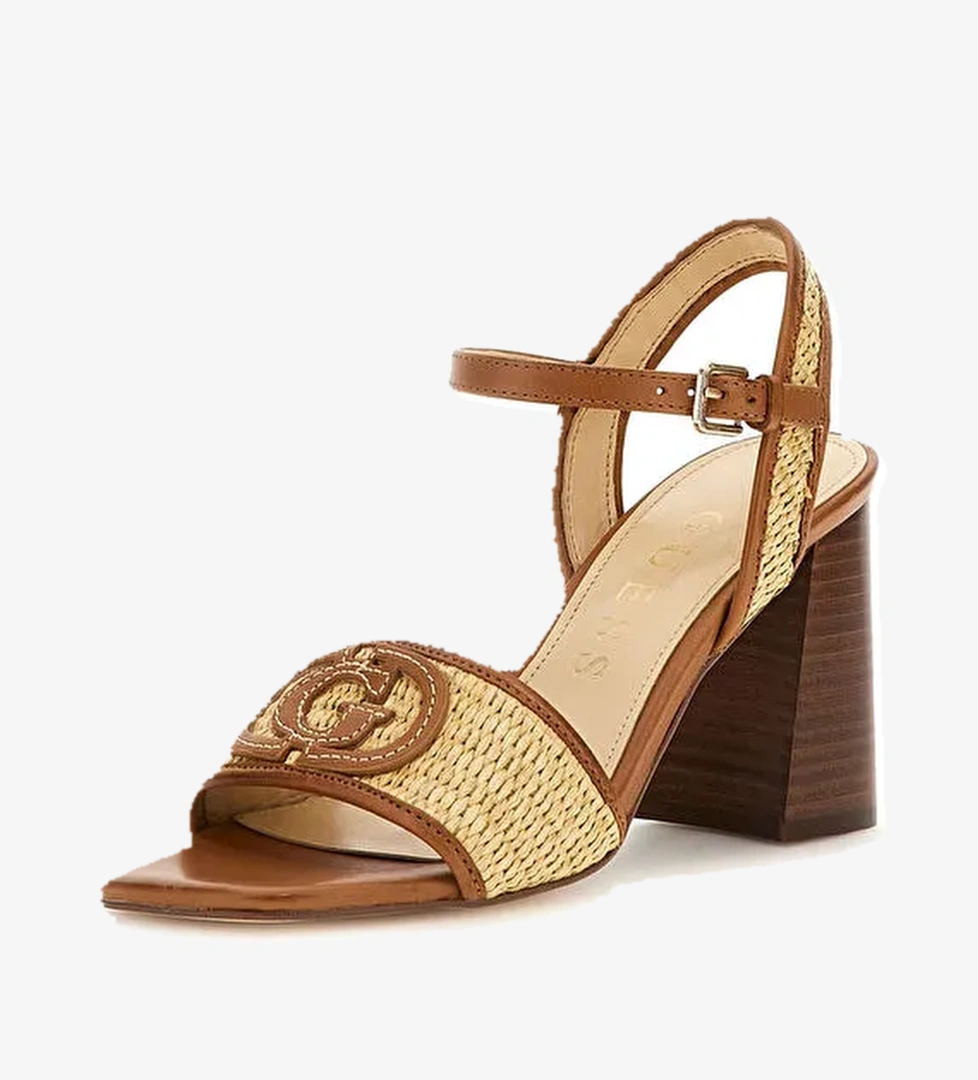 Guess Kahverengi Kadın Topuklu Ayakkabı FLJGNKFAB03-NATU - Görsel 1