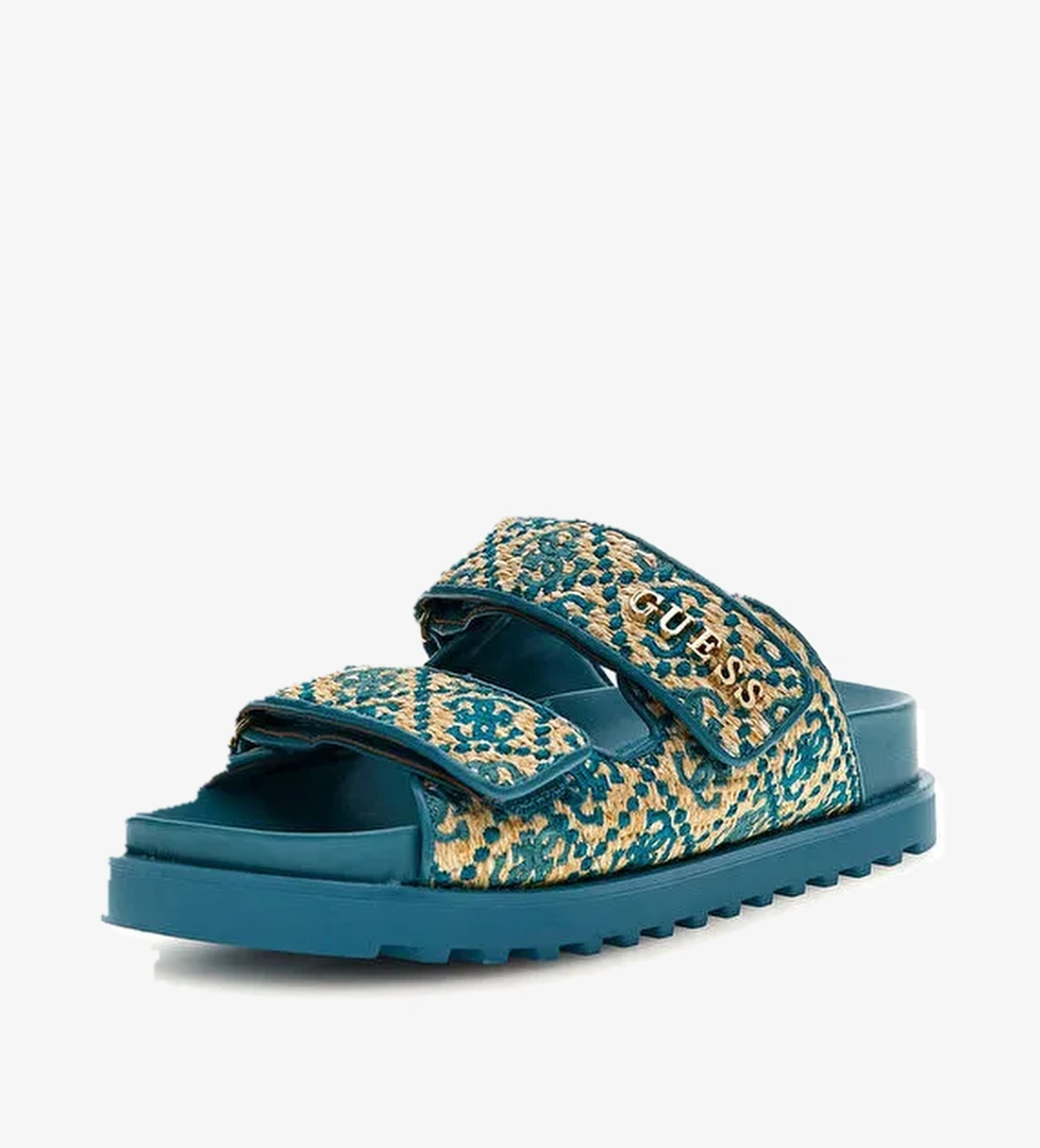 Guess Mavi Kadın Terlik FLJFZZFAB19-TEAL