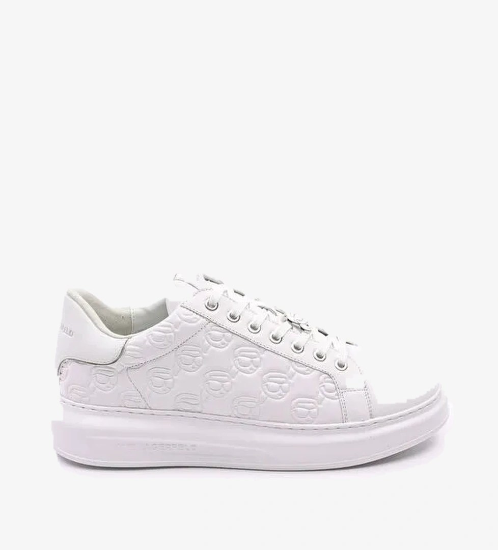 KARL LAGERFELD Beyaz Erkek Sneaker KAPRI MENS NFT Emboss Lo Lace