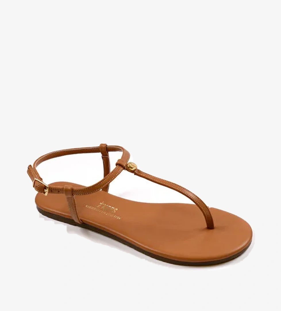 Tkees Taba Kadın Sandalet TK-8013 - Görsel 1