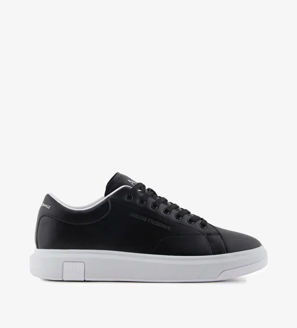 Armani Exchange Siyah Erkek Deri Sneaker XUX123