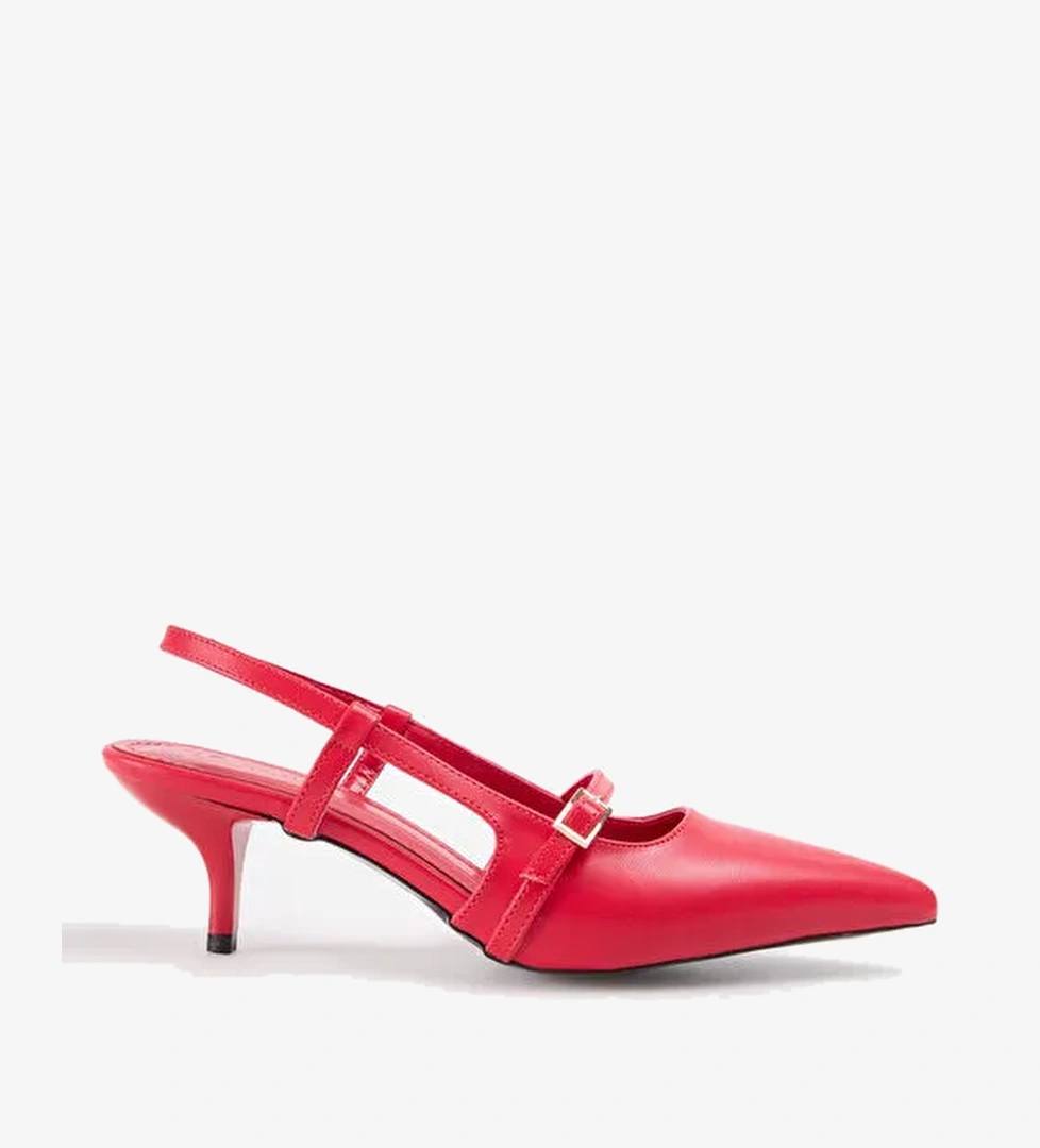 F By Fabrika Kırmızı Kadın Topuklu Ayakkabı ALCARA