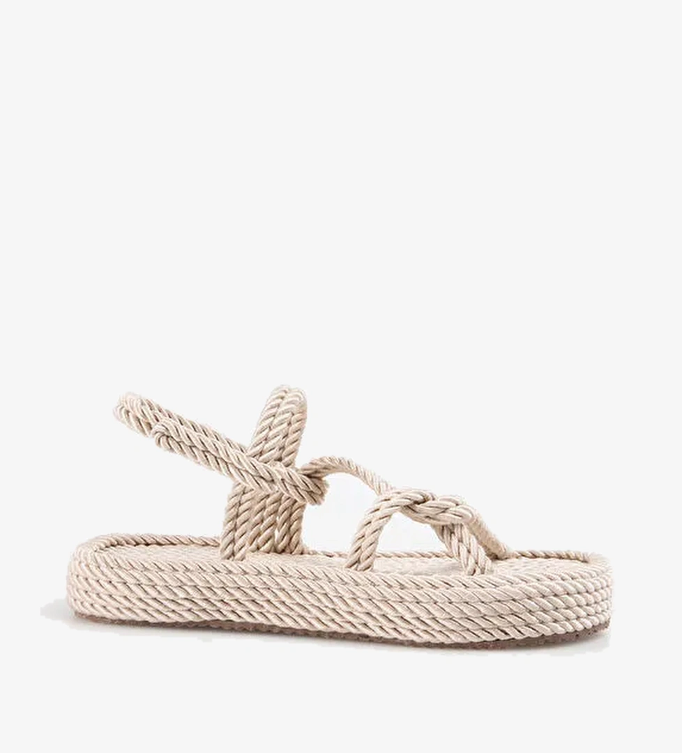 F By Fabrika Bej Kadın Sandalet CHONG