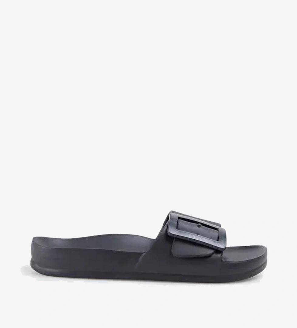 F By Fabrika Siyah Kadın Plaj Terliği HAVEN